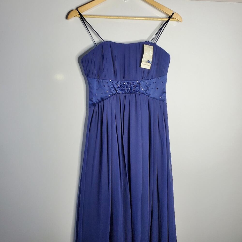 Max and Cleo Angelina strapless Maxi dress/gown Size 4 New w/tags